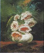 Vincent Van Gogh Vase of Peonies oil on canvas